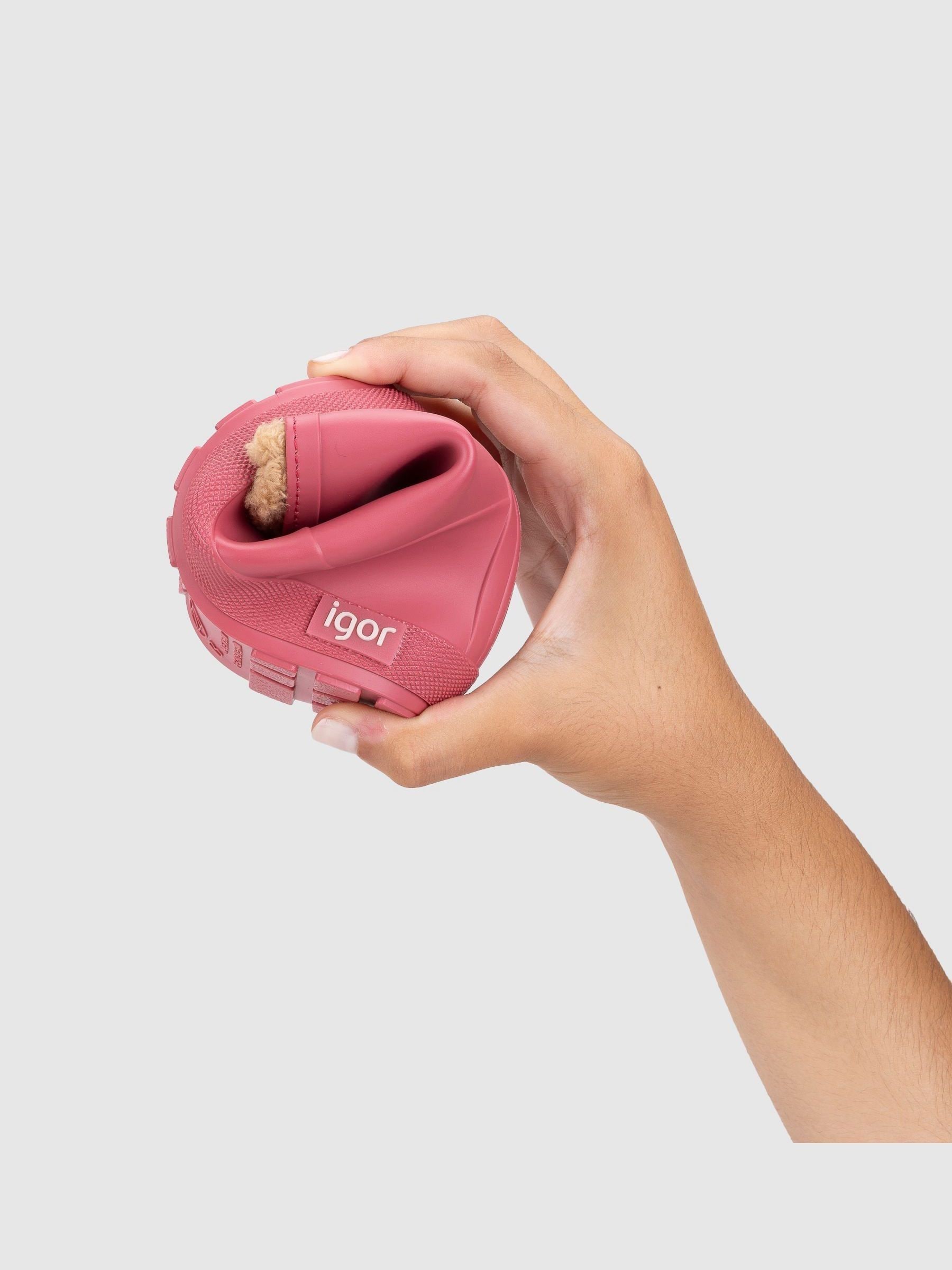 Roze - Igor Yogi nep bont gevoerde warme Laarzen