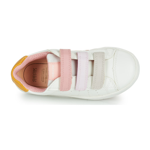 Geox - SILENEX GIRL - Blanc / Rose / Beige
