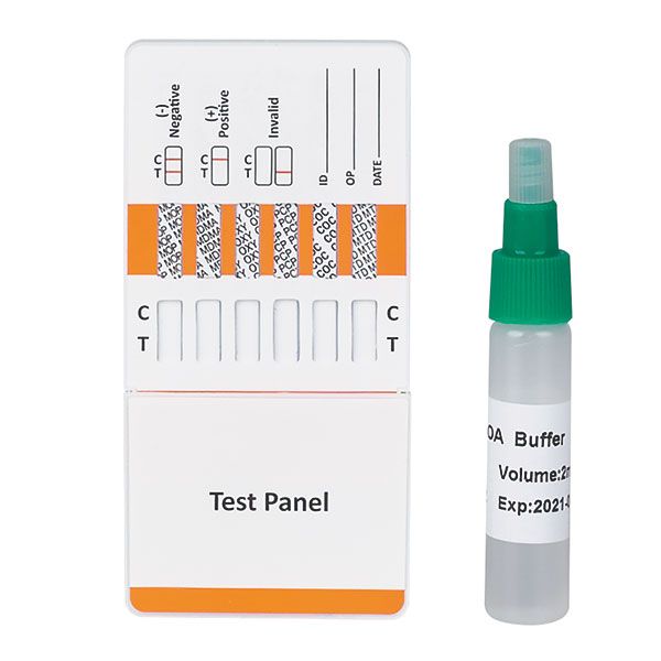 CLEARTEST Multi Drug Drogen Schnelltest Wischtest, Nachweis von 12 Drogen auf Oberflächen