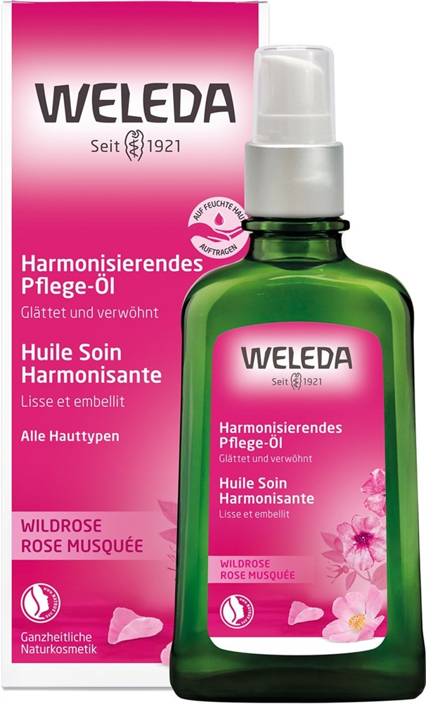 Weleda Pflege-Öl Öl harmonisierend Wildrose Glasfl 100 ml