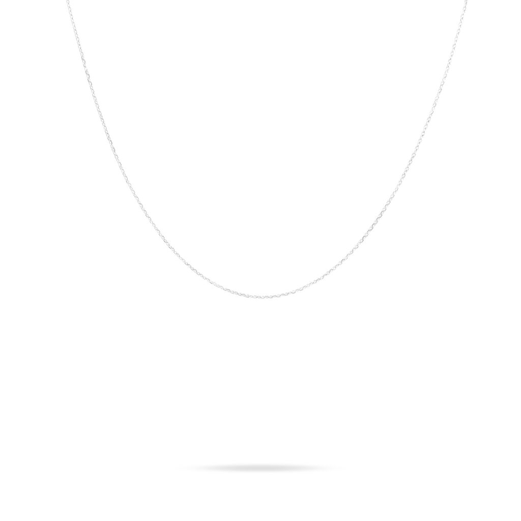 Chaîne Igoa Maille Forçat Diamantee Or Blanc