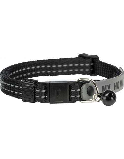 Trixie Halsbandje Met Reflecterende Adreslabel - Kattenhalsband - 21 cm Assorti