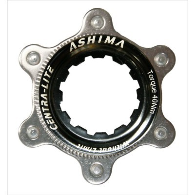 Ashima Adapter fra Center Lock til 6-huller Sort