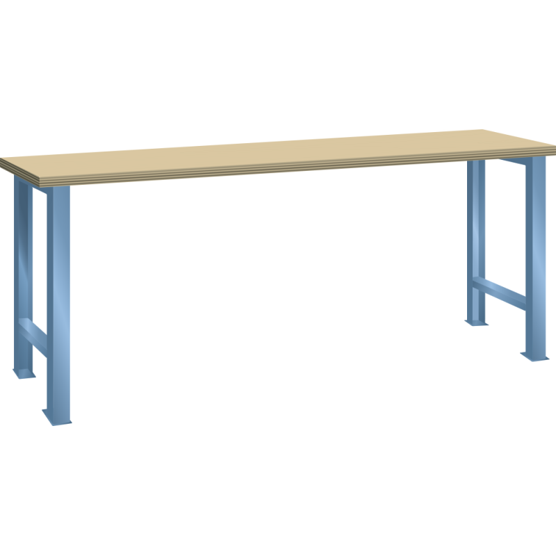 Lista - Établi plateau en hêtre P 80 cm
