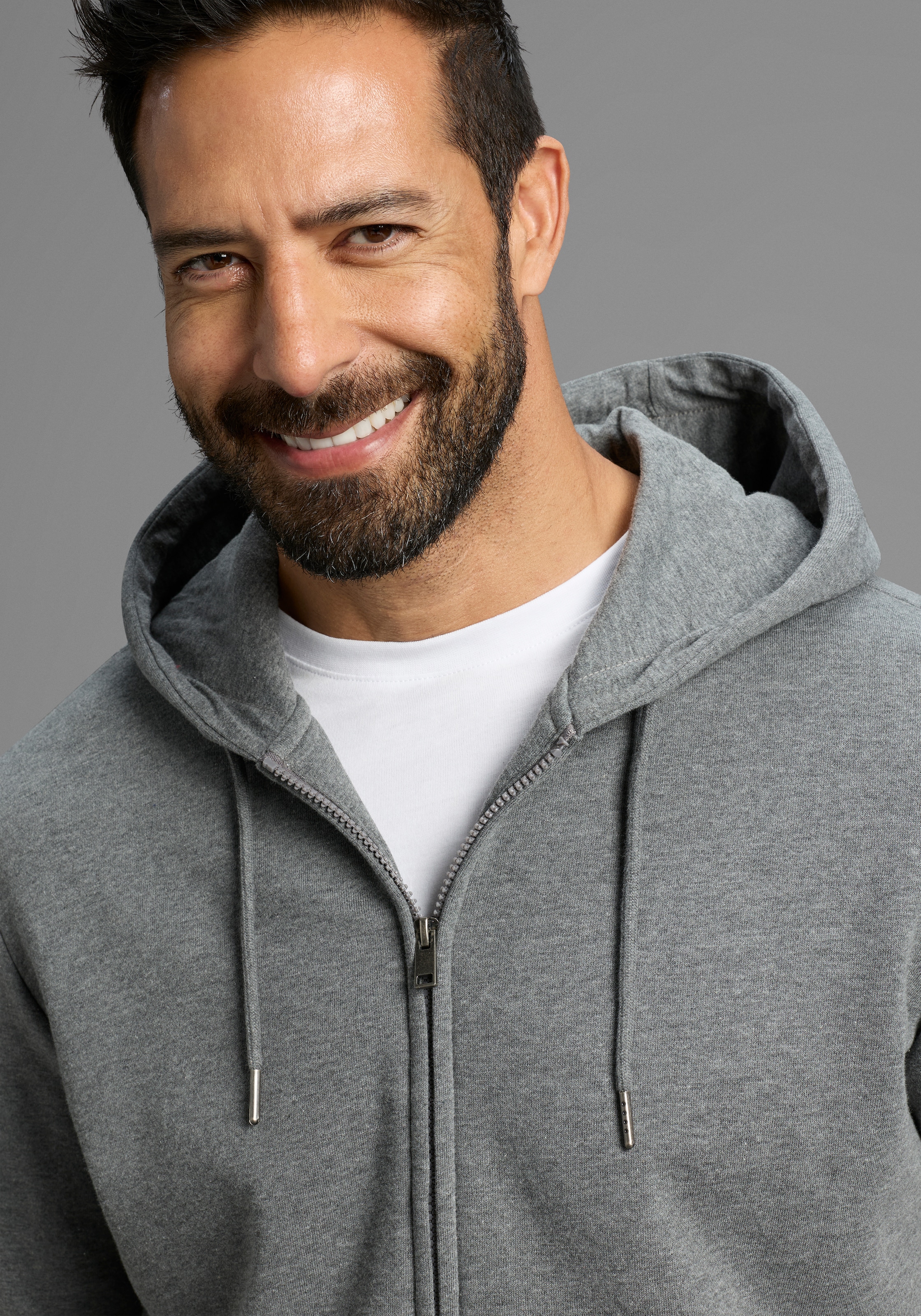 Man's World Kapuzensweatjacke , mit Taschen