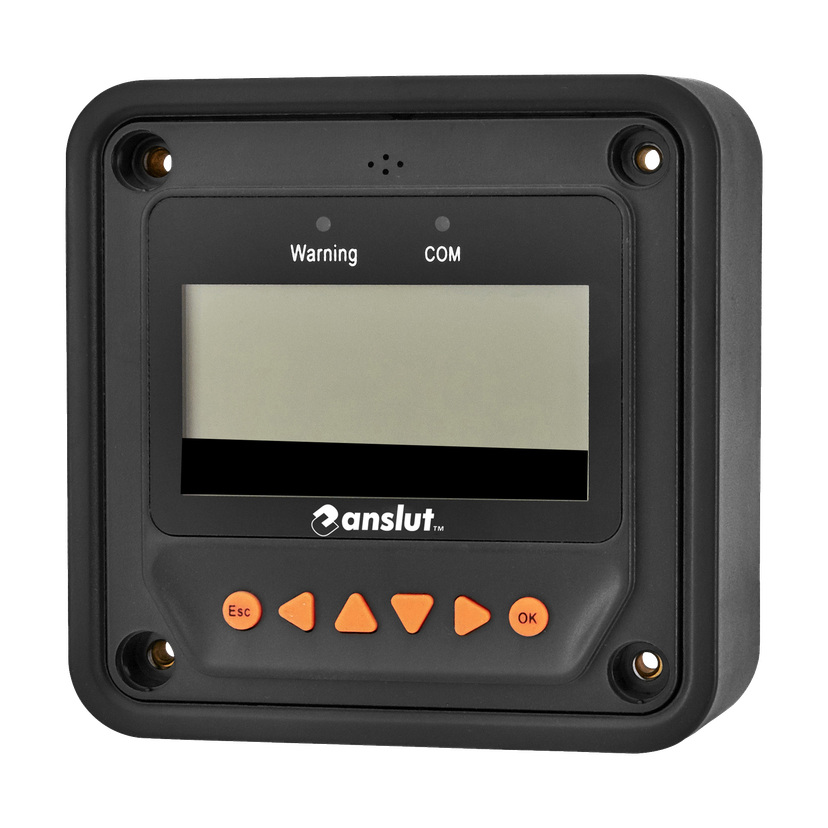 Eksternt display for laderegulator