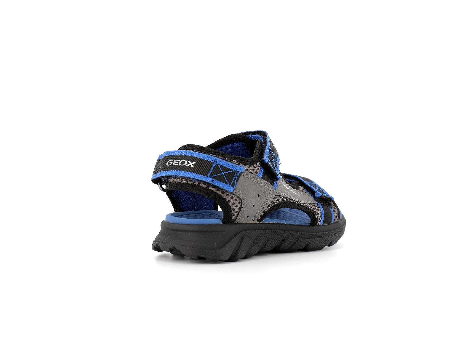 Geox-J AIRADYUM J45F1B Matières combinées Noir-Bleu