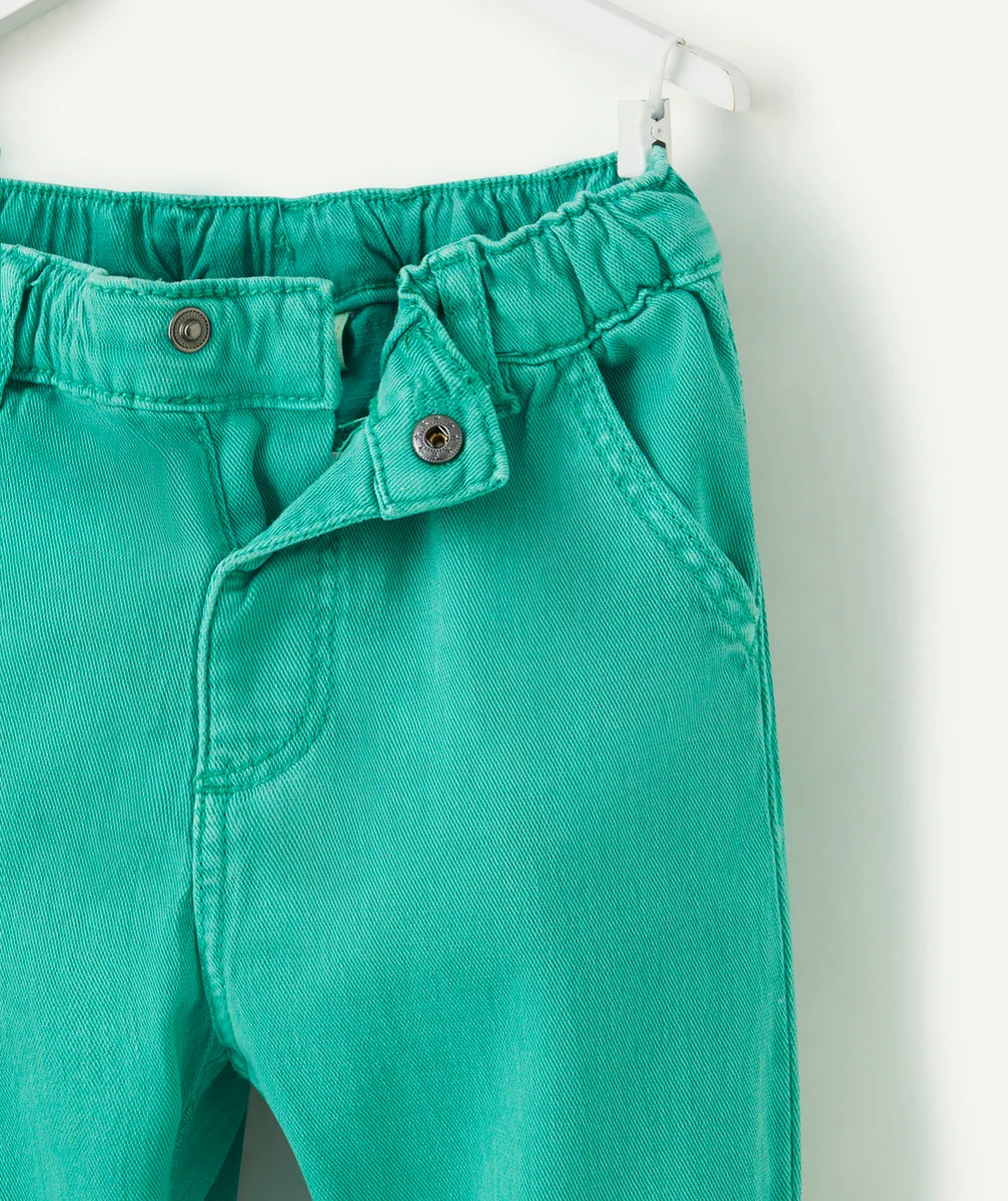 PANTALON RELAX BÉBÉ GARÇON VERT