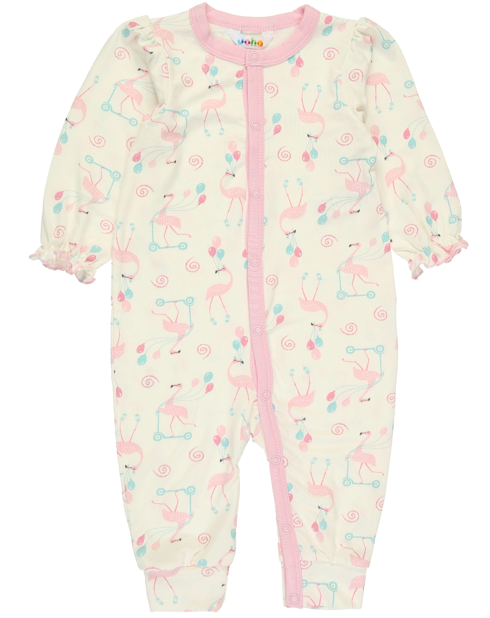 Schlafstrampler 4031 FLAMINGO in rose