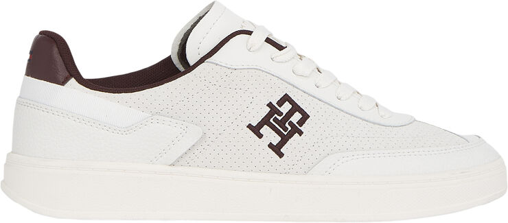 Tommy Hilfiger TH HERITAGE SNEAKER PERF White/burgundy velvet