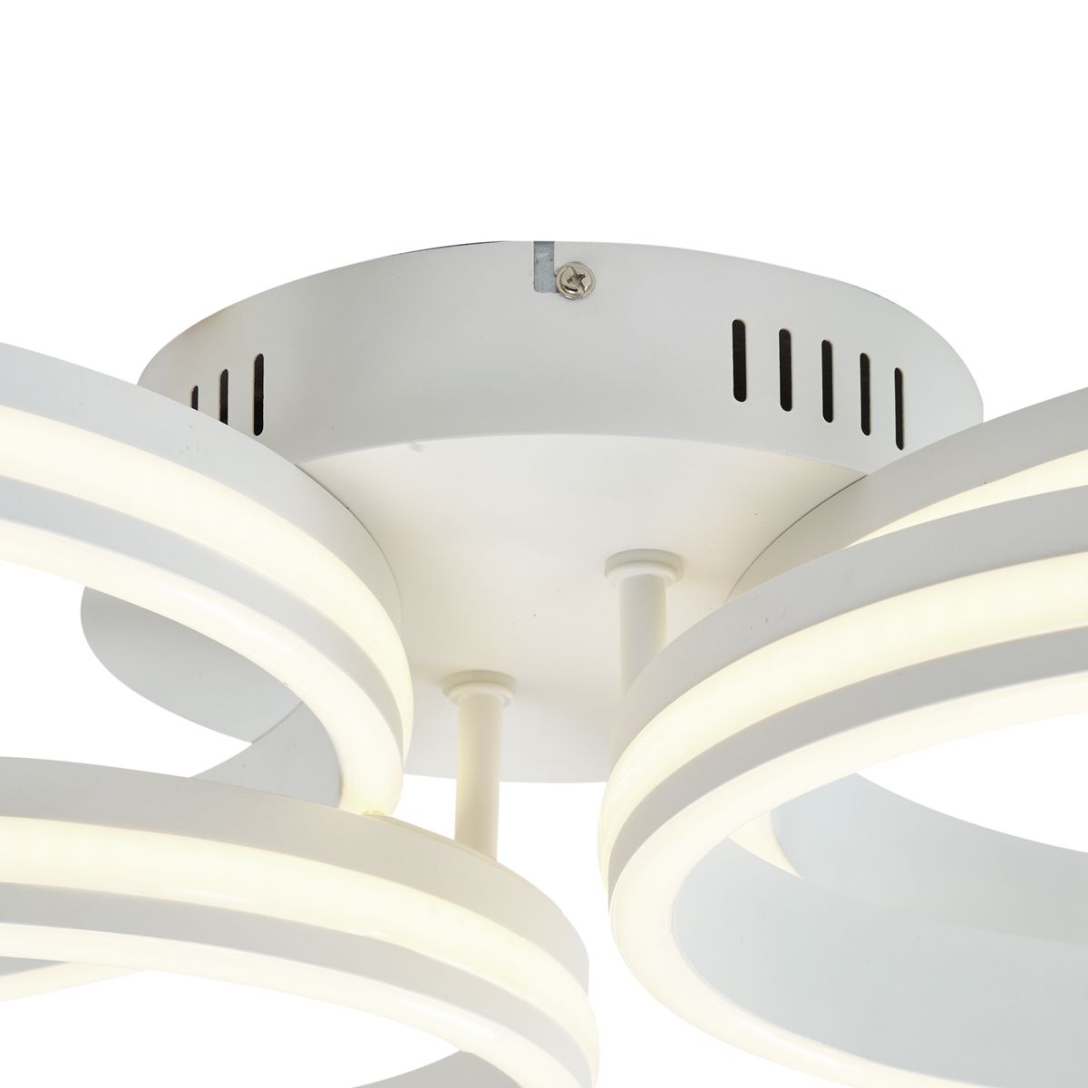 Plafondlamp wit incl. LED 3-staps dimbaar 4-lichts - Navara