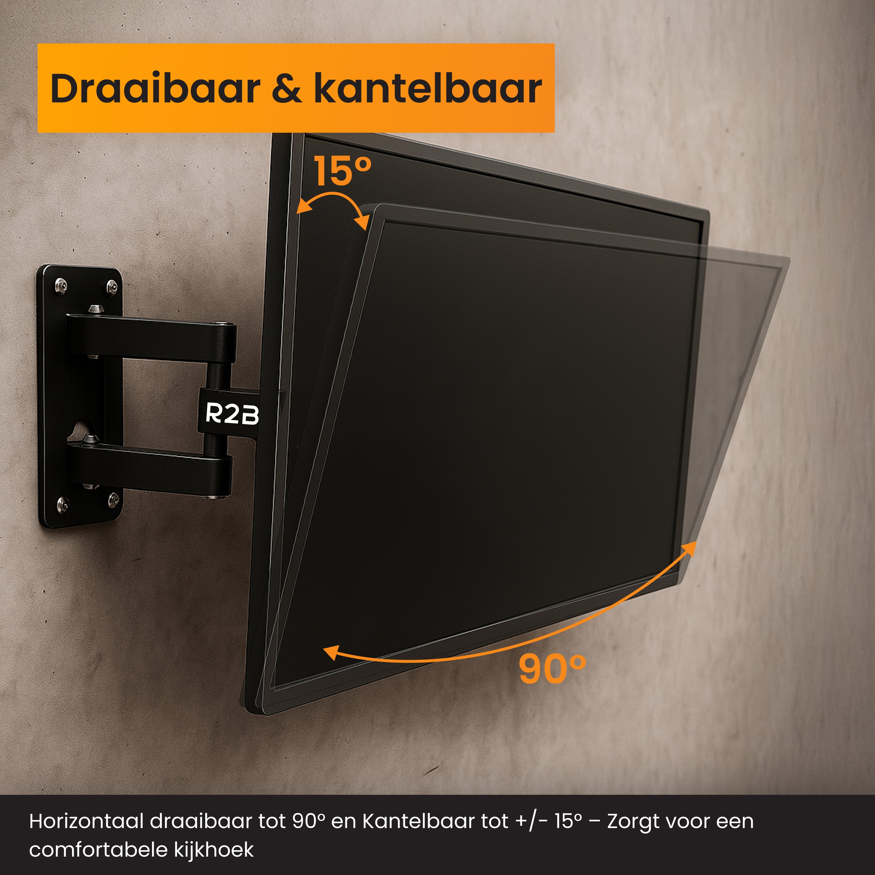 R2B televisiebeugel - 14 t/m 55 Inch