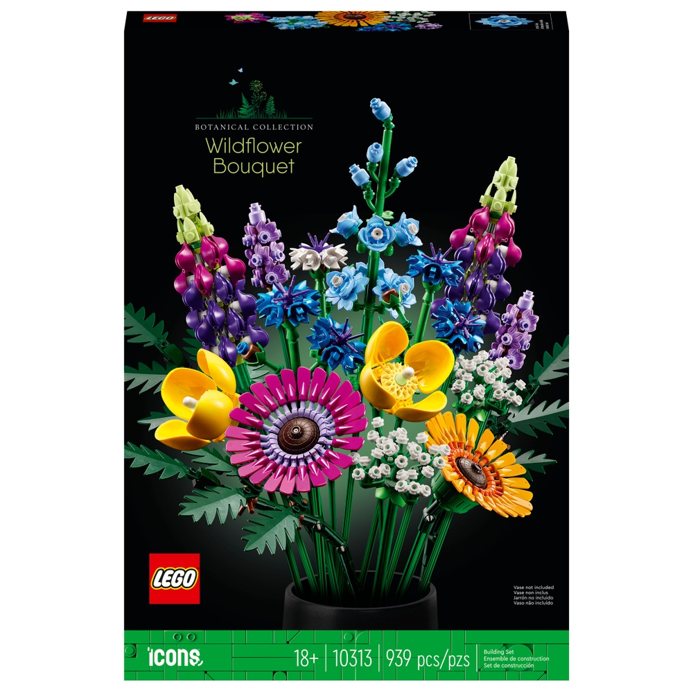 LEGO Icons 10313 Botanische Kollektion Wildblumenstrauß Blumenset