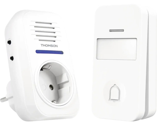 Draadloze deurbelplug 150 m Thomsen met doorvoeraansluiting