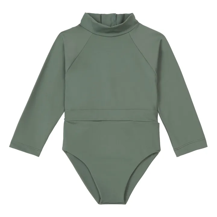 Ina Swim Combinaison Anti-UV Matière Recyclée June | Vert foncé