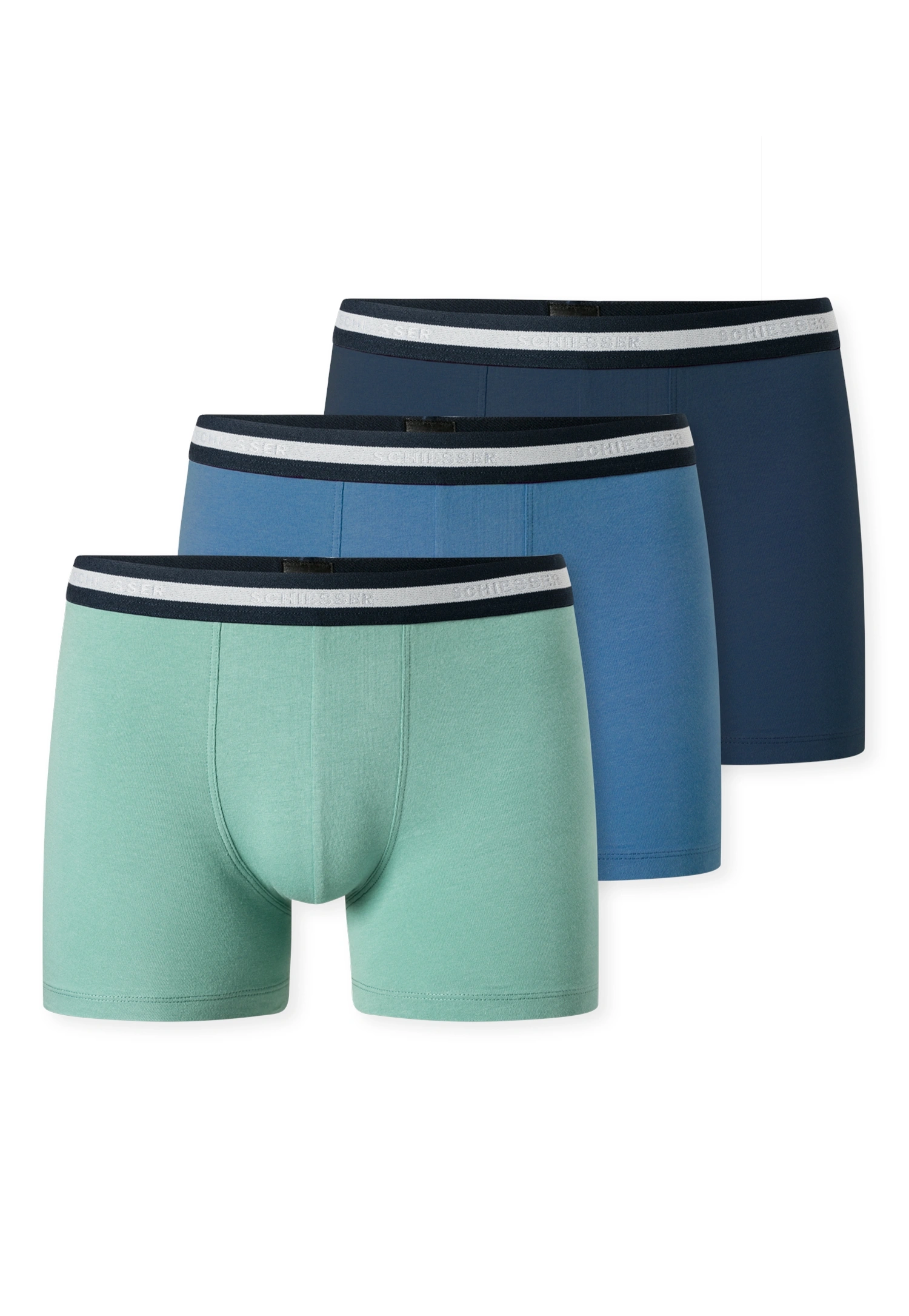 Boxershorts BASIC 3er Pack in bunt