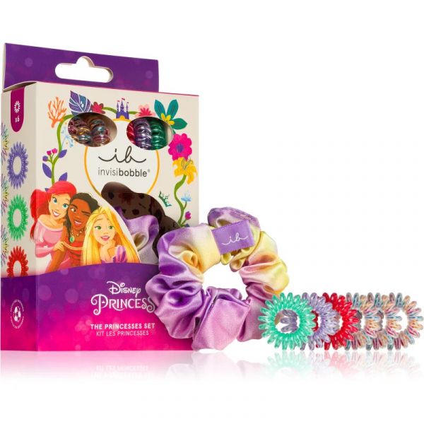 Invisibobble Set Disney The Princesses Hair Spiral 6 Unidades   Sprunchie 1 Unidade