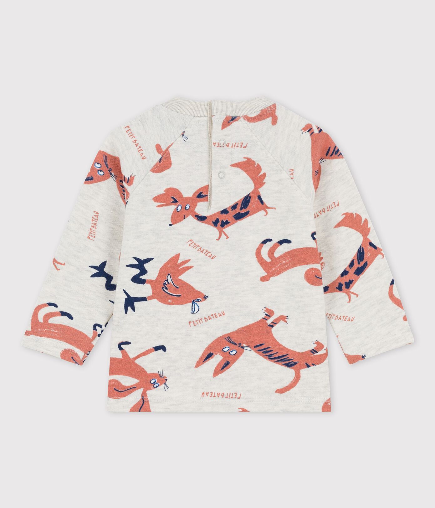 Sweatshirt imprimé animaux en molleton bébé