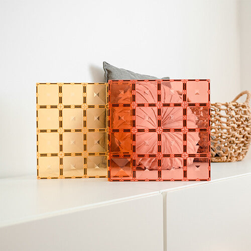Connetix bodemplaten lemon-peach - 2st