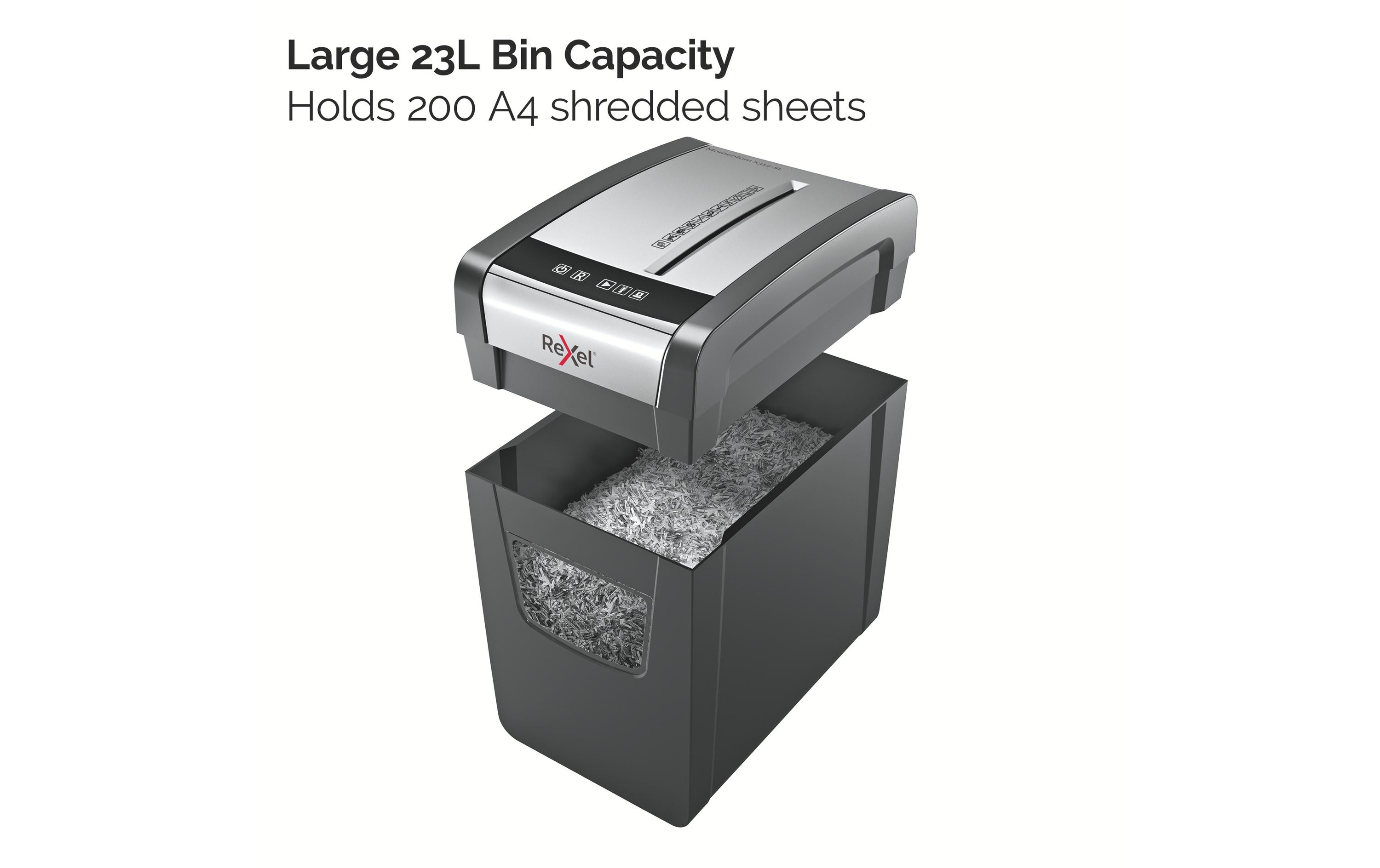 Aktenvernichter Momentum Slim X312 P-3, 12 Seiten<br>Papierschredder