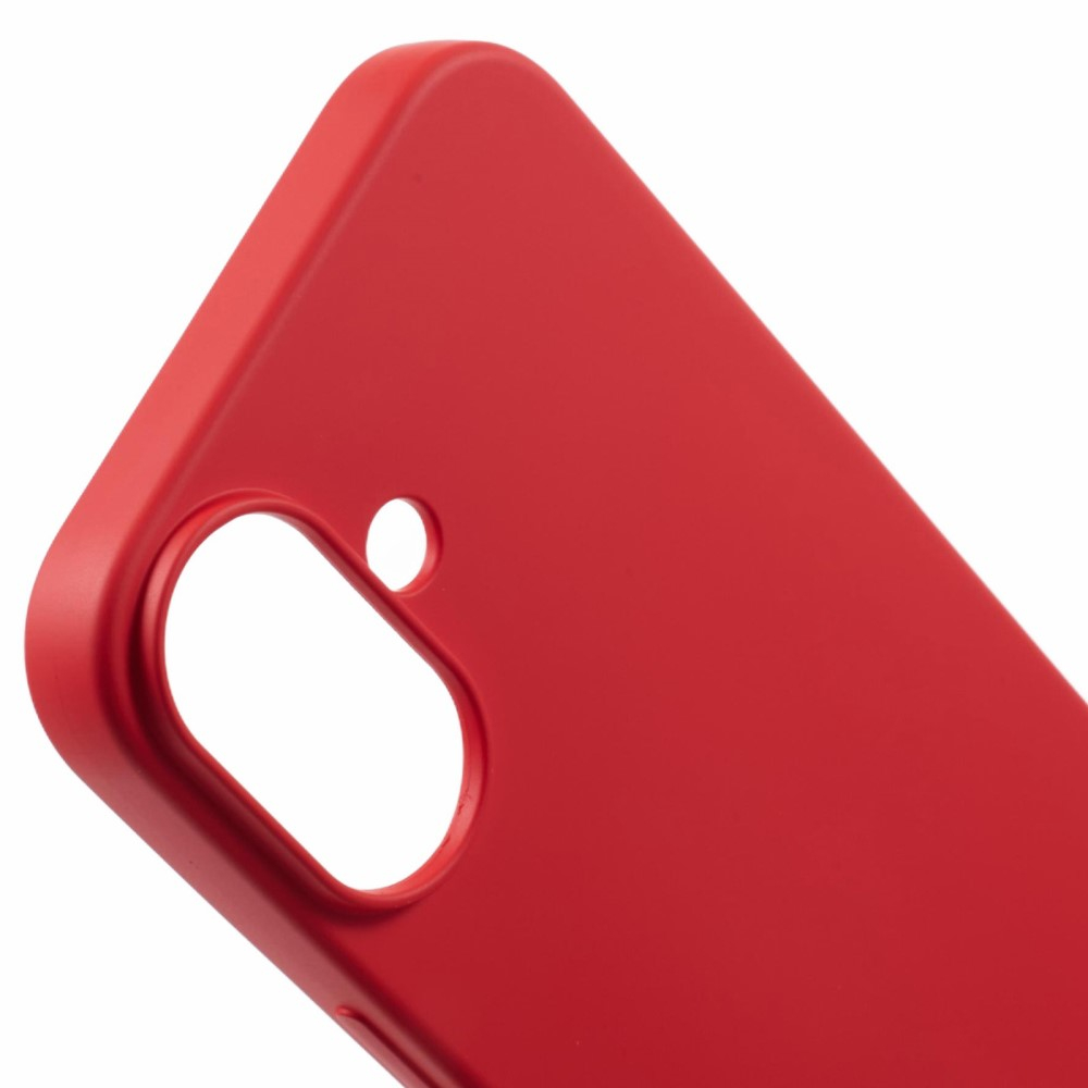 iPhone 16 Gummi Case Schutzhülle - Rot (Matt)