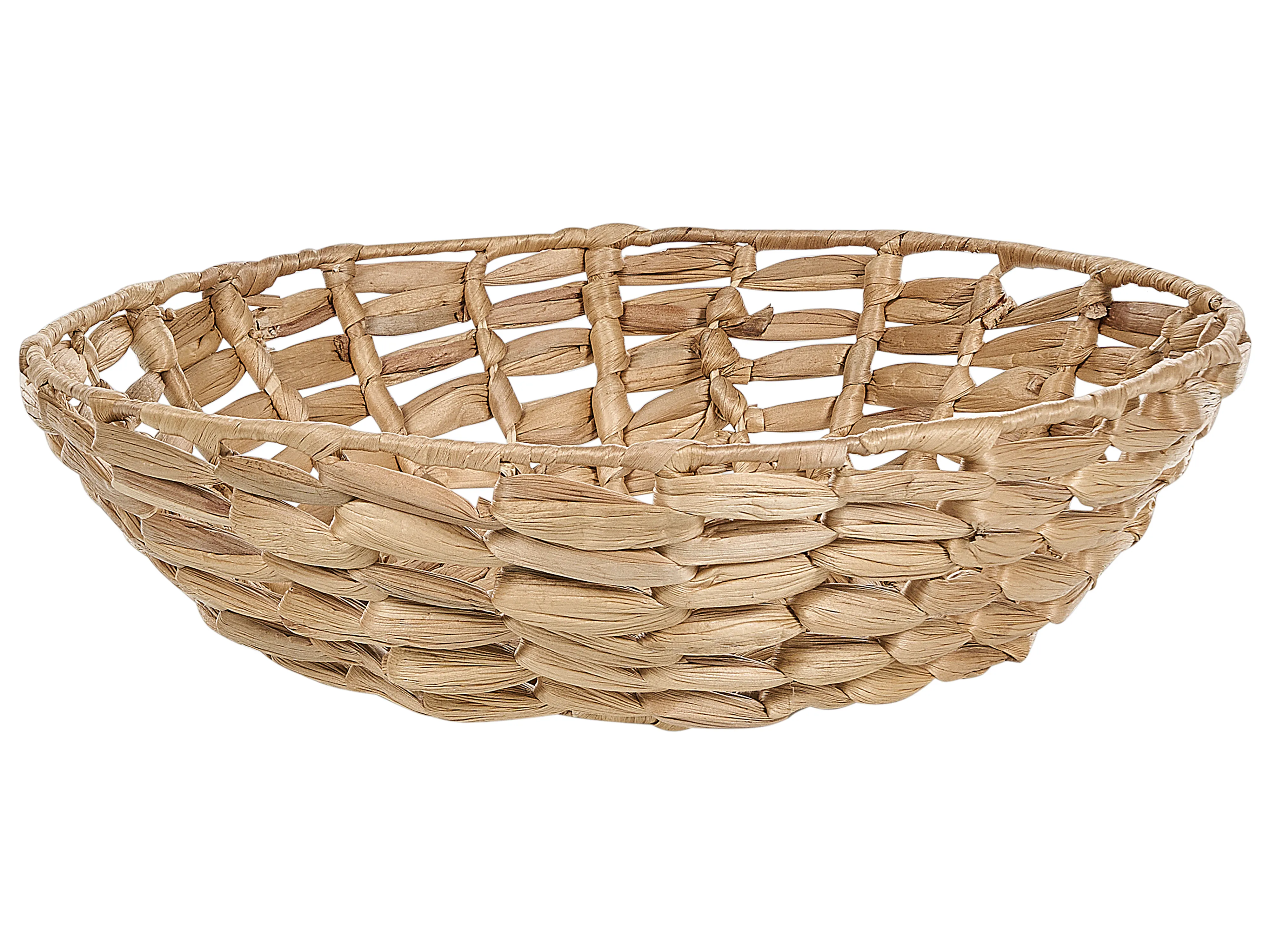 Set van 2 decoratieve schalen DALAT Wicker Natuurlijk