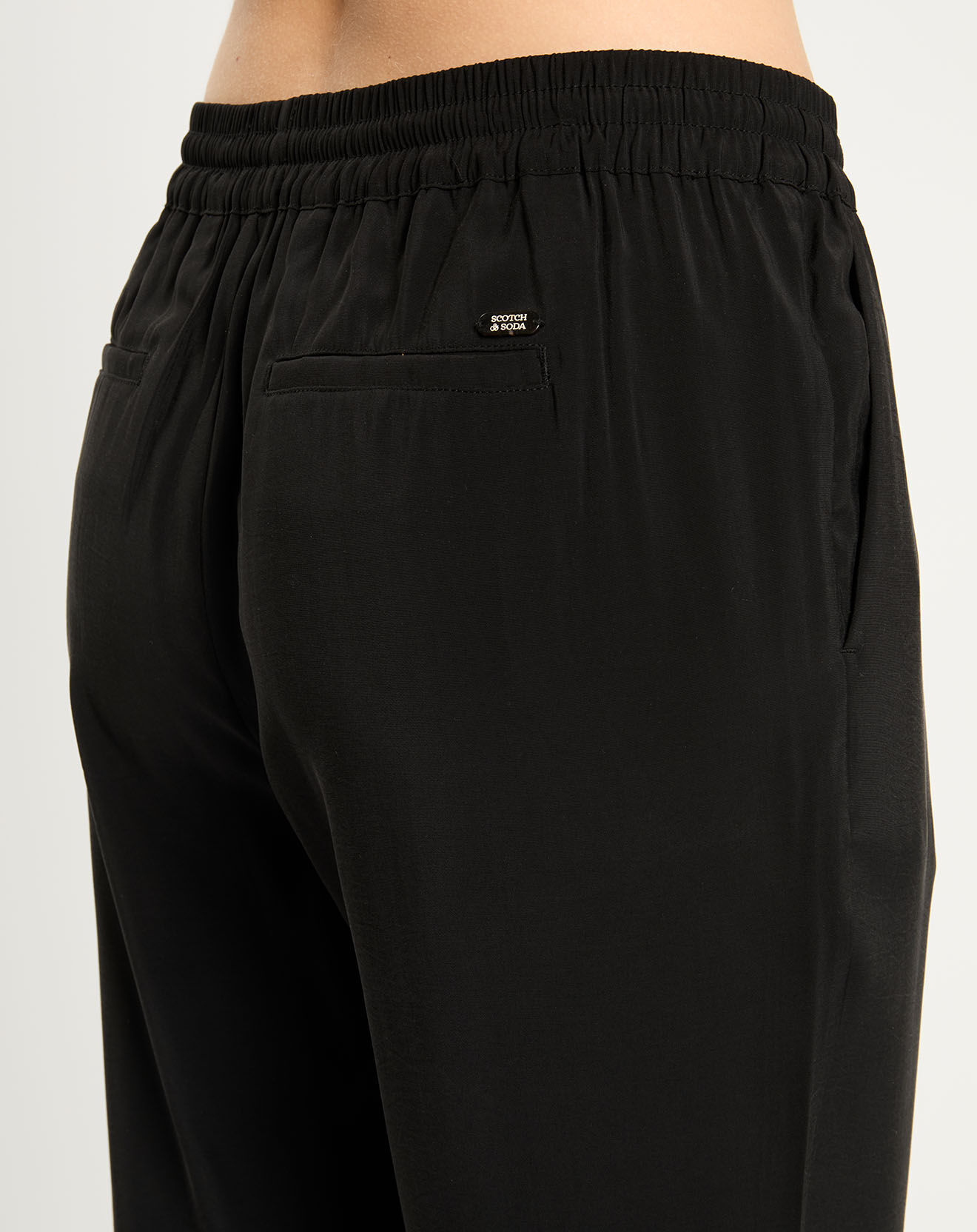 Scotch & Soda Pantalon Fluide Regular Fit noir