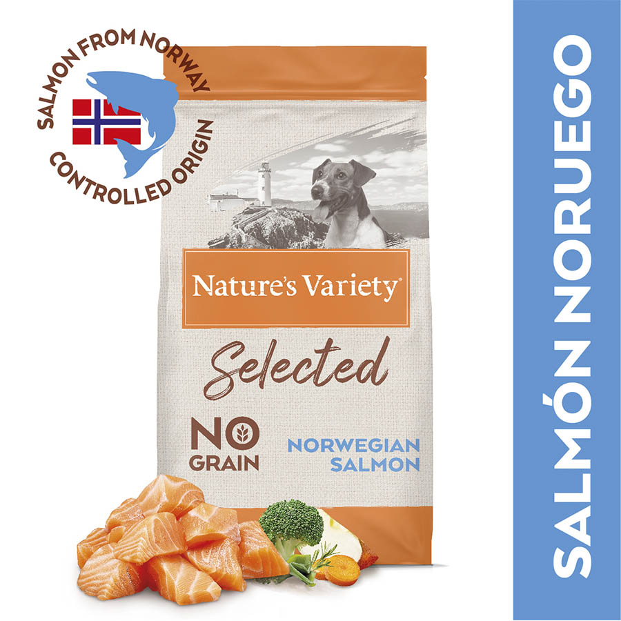 Ração para cães Nature's Variety Selected Adult Mini Salmon