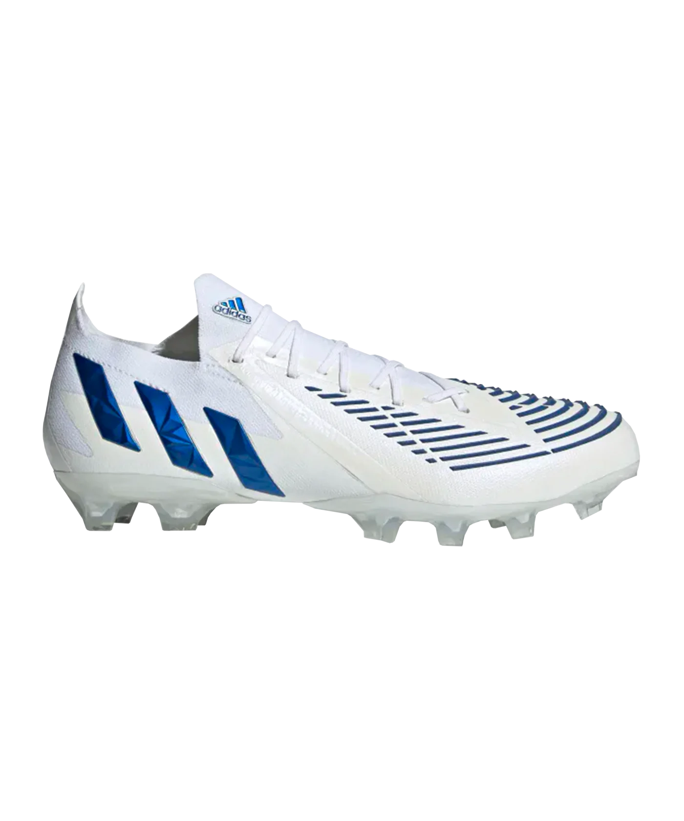 adidas Predator EDGE.1 L AG Diamond Edge Weiss Blau