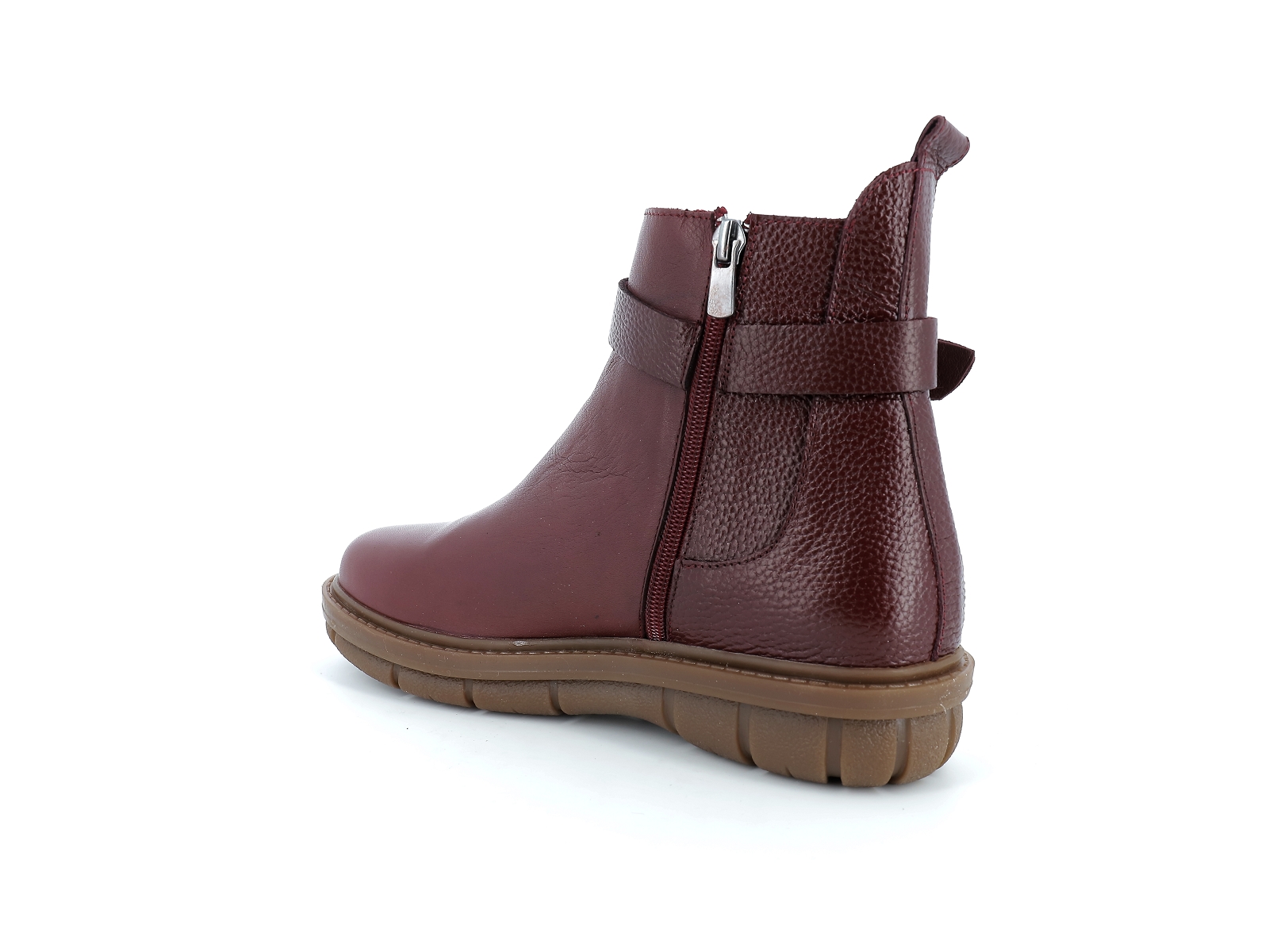 Gloria-GLOCHAS Cuir Bordeaux