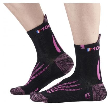 Chaussettes De Running Monnet Run Ice Noir