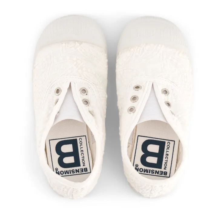 Bensimon Tennis Elly Broderie Anglaise | Blanc