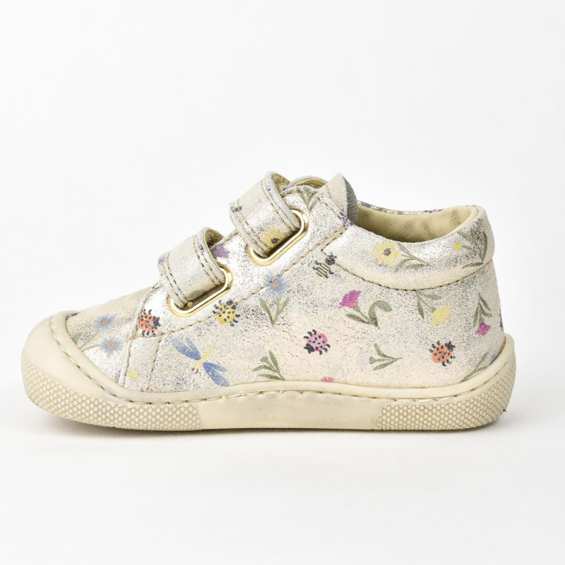 Naturino Naturino Barefoot Amur Velcros Print Countryside Platinium