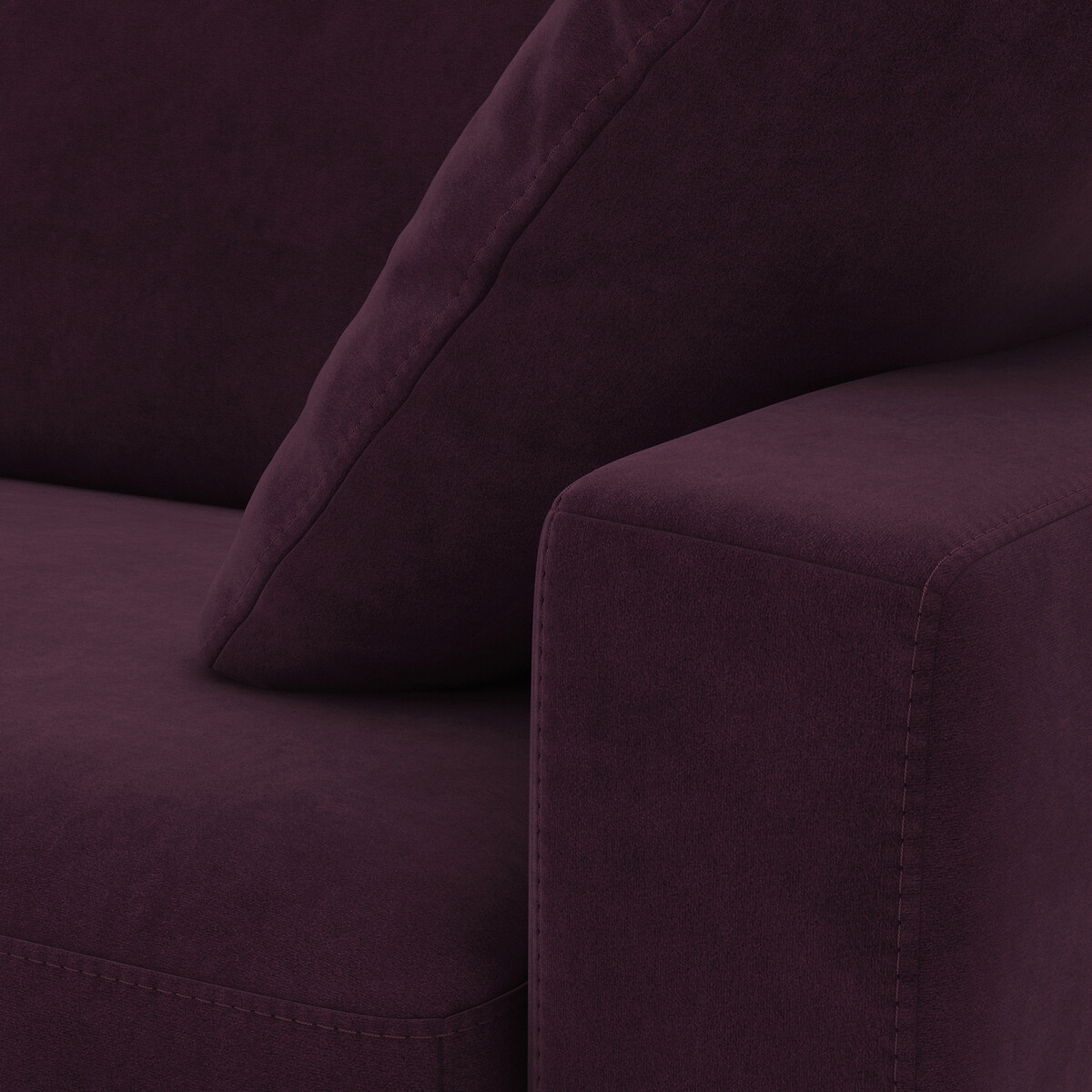 LA REDOUTE INTERIEURS<br>Sofá-cama de canto em veludo de espuma premium HR Timor