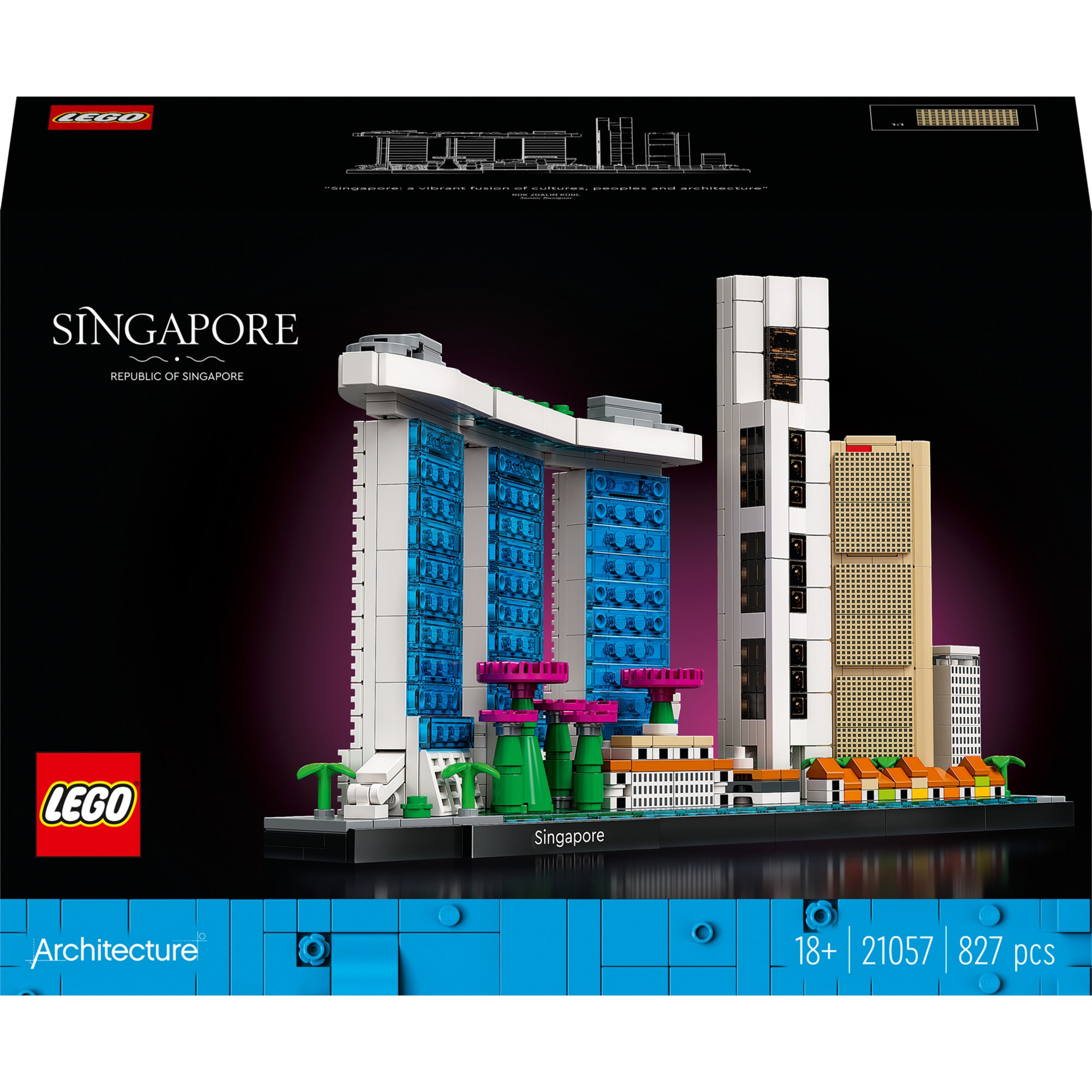 LEGO Konstruktionsspielzeug Architecture Singapur