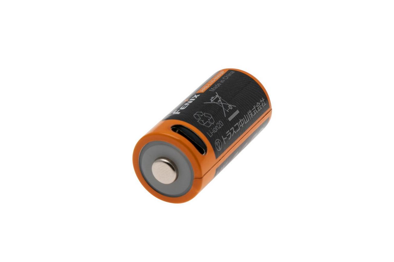 Fenix ARB-L16-800UP, 16340, High Discharge, USB-C-oplaadbare accu, 800 mAh Li-Ion