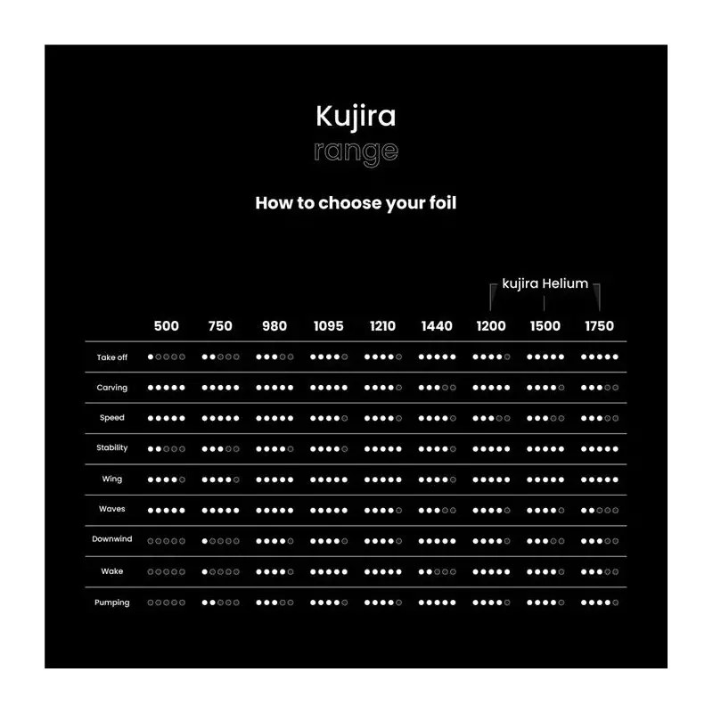 Foil de wing complet TAKUMA Kujira