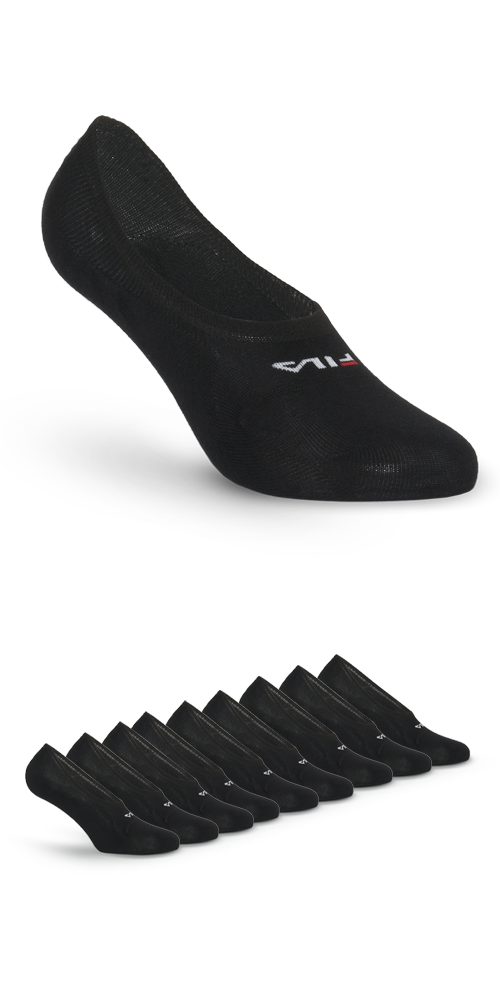 Fila Füsslinge »UNISEX GHOST SOCKS SILICONE HEEL INSIDE« 9 Stk. tlg. mit Logo-Schriftzug