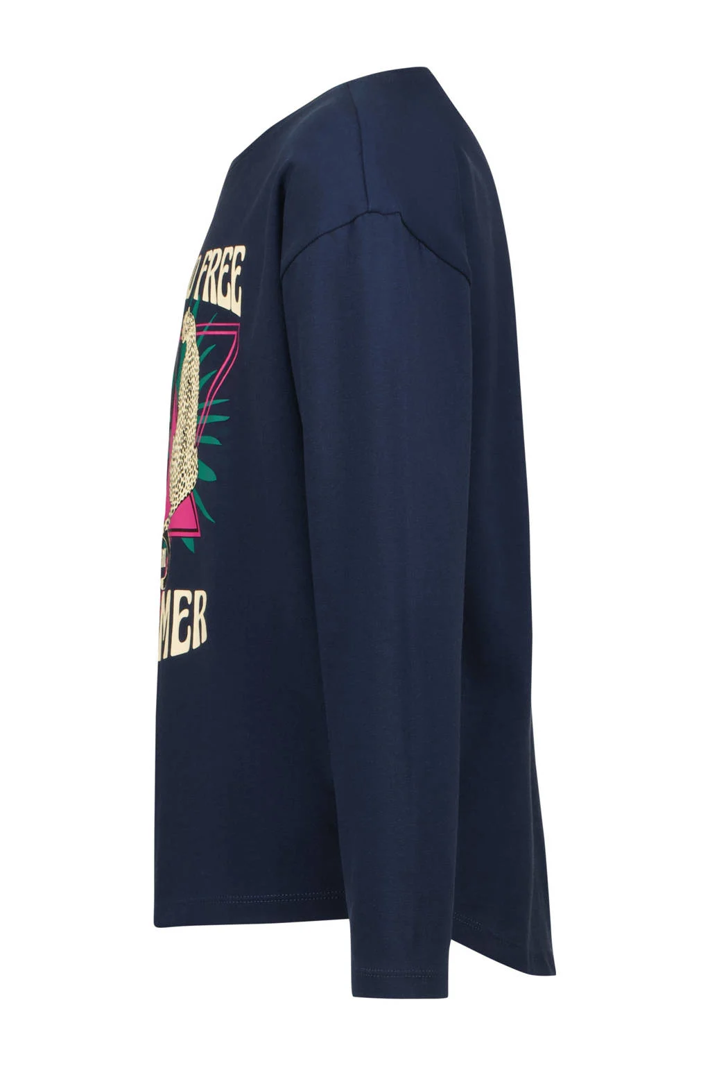 Vingino pyjama Wayra met printopdruk donkerblauw