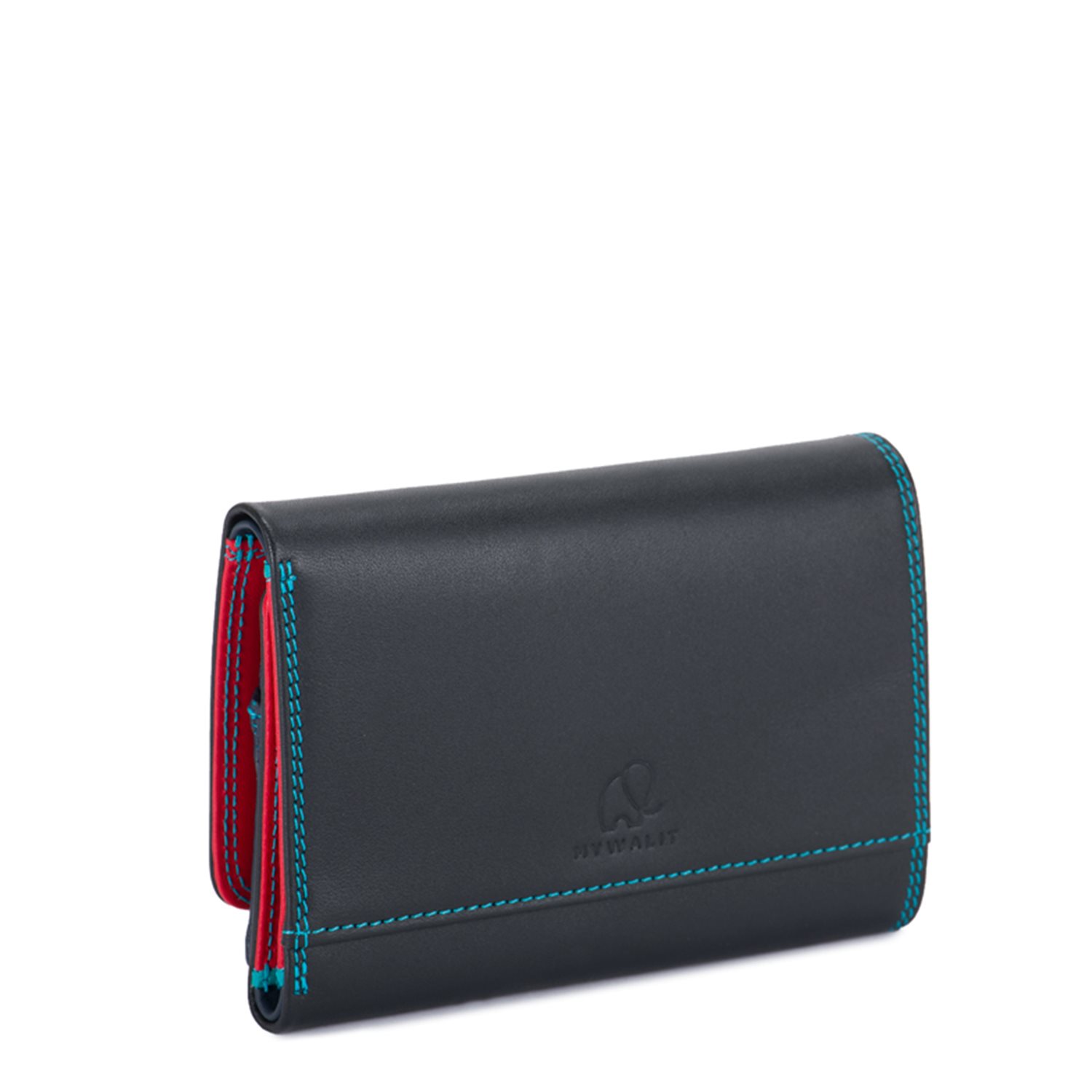 Mywalit Tri-Fold Purse Wallet black/pace