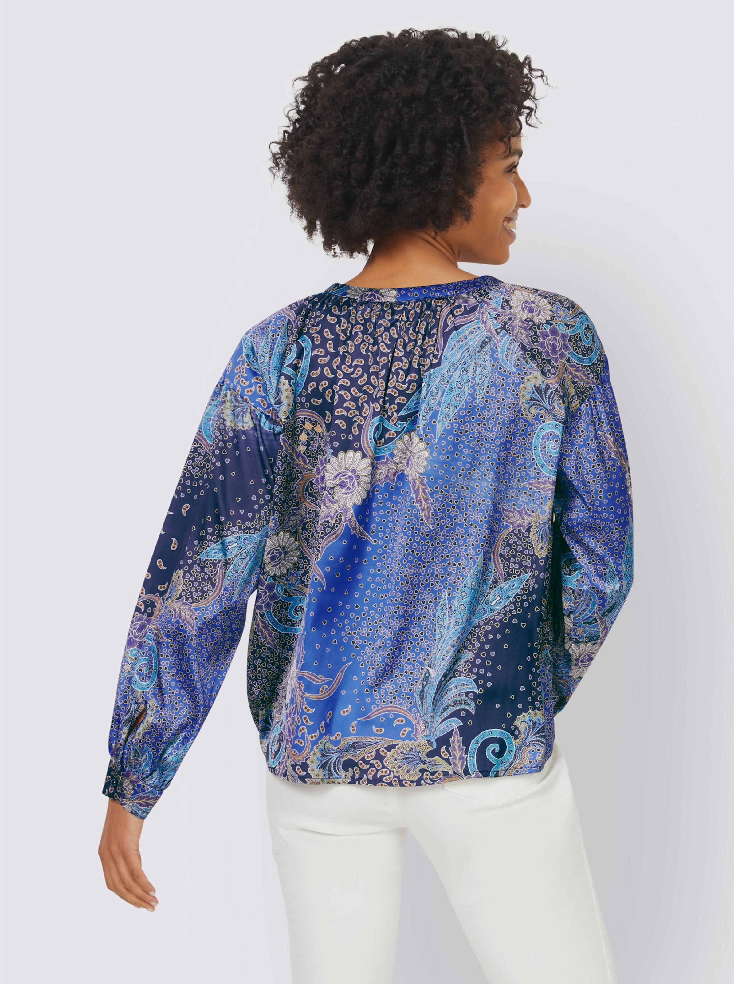 Druckbluse