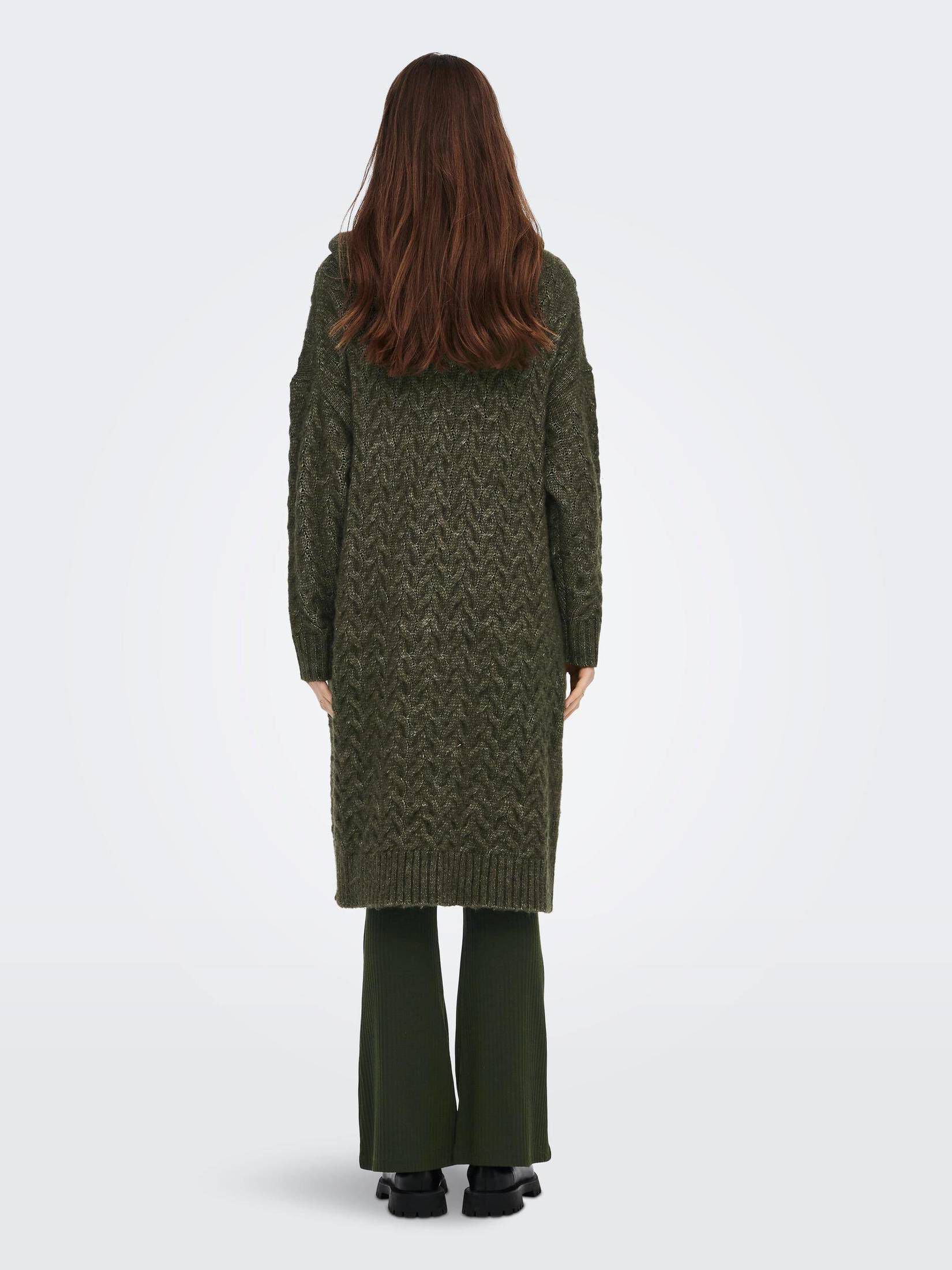 Only| Damen Strickjacke ONLTRUDY LIFE mit Kapuze
