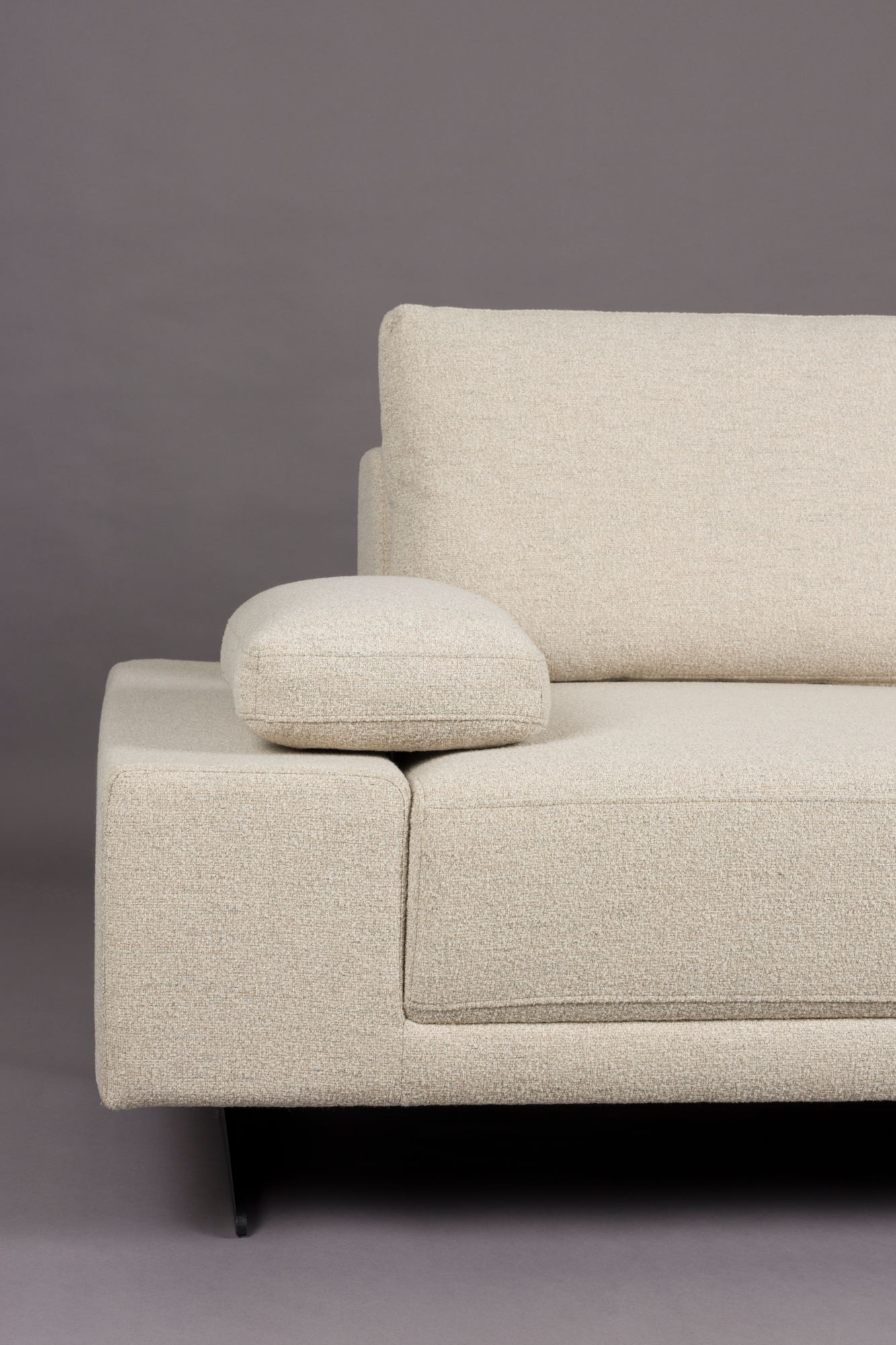 Bank Shelly Off-wit rechts Chaise Longue