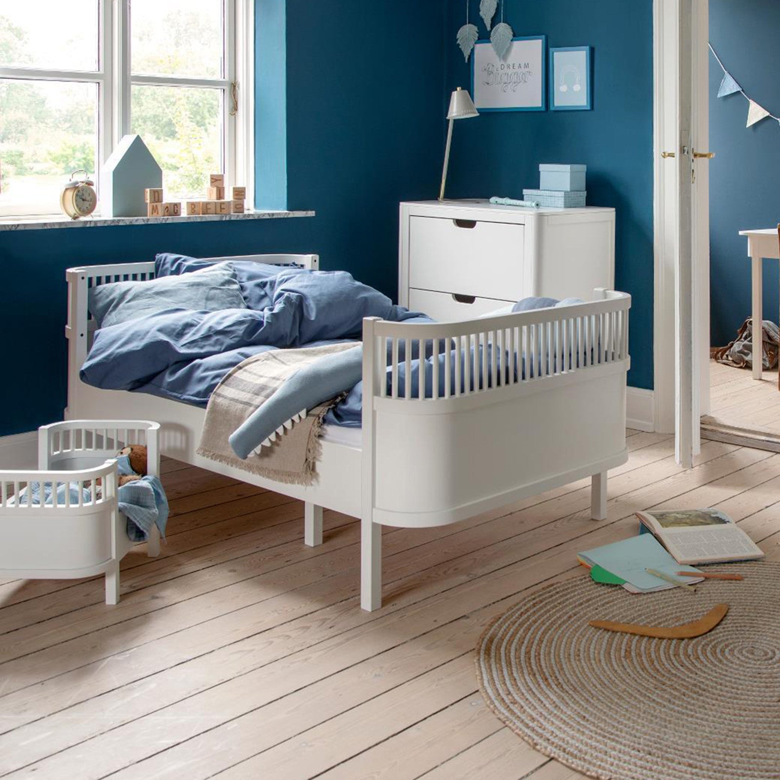 Bett, Junior & Grow, weiss