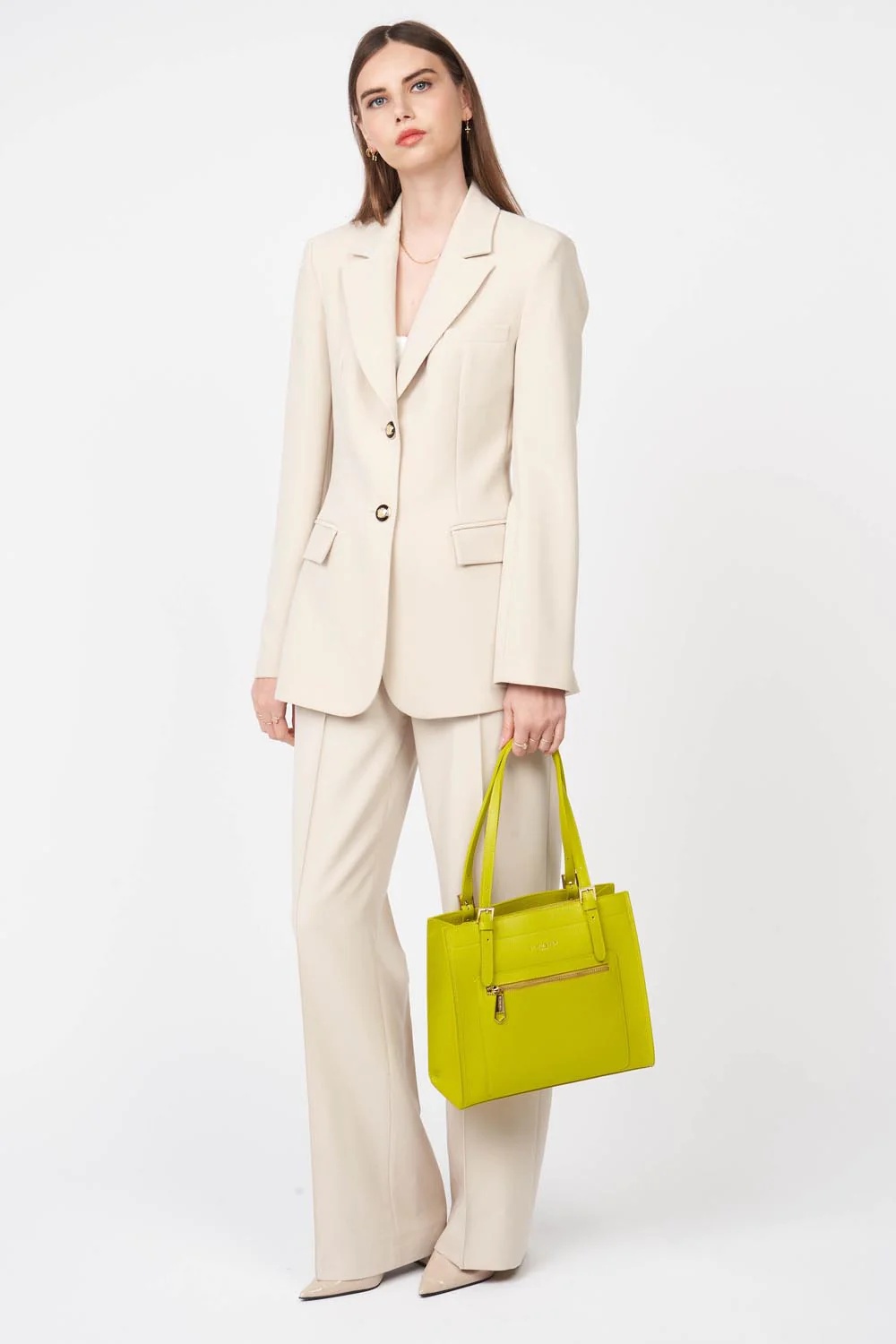 Foulonné Double-Sac cabas épaule