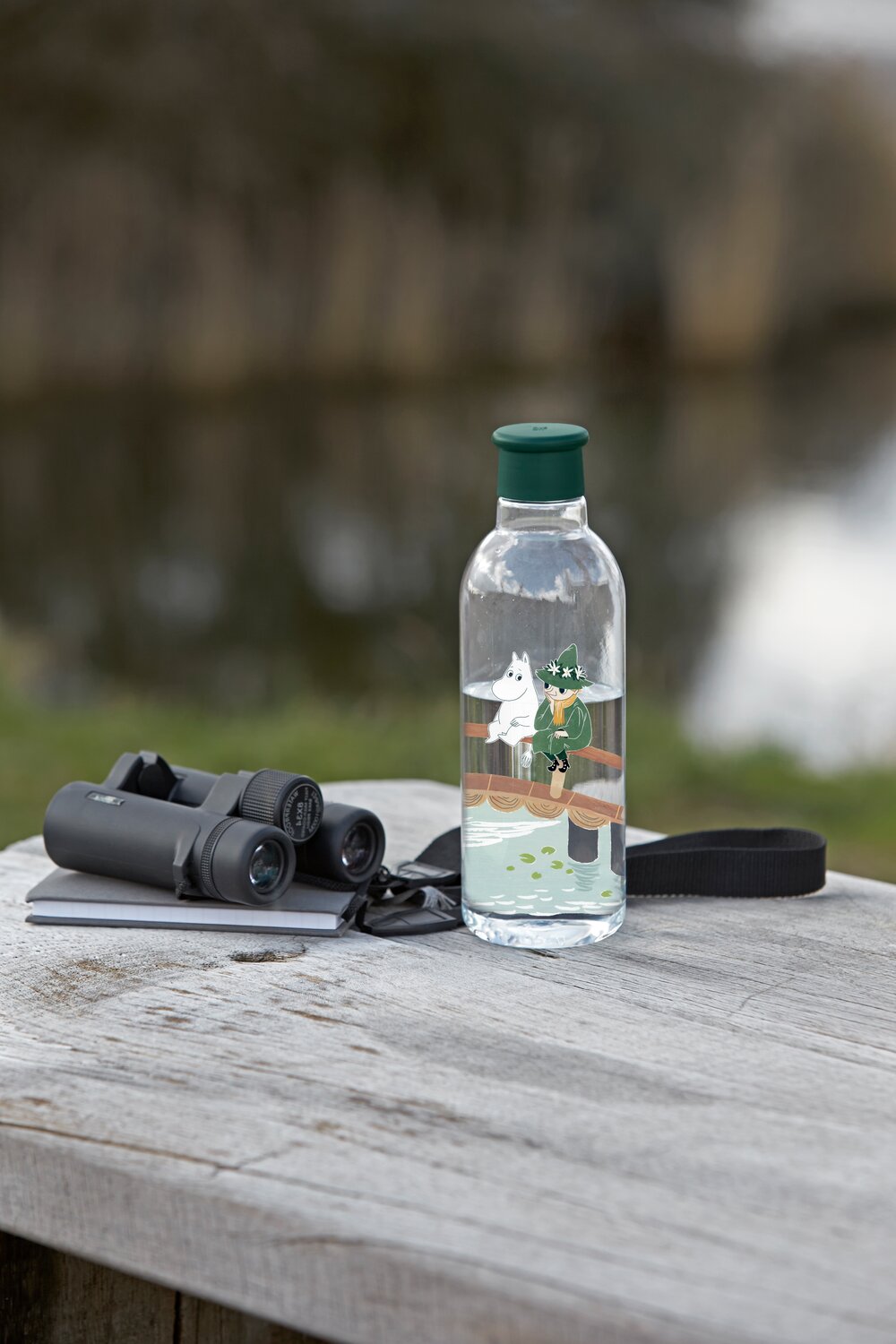 RIG-TIG  x Moomin drikkedunk, 0.75 l. - Moomin Dark Green