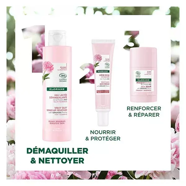 Água Leitosa Purificante de Peônia Klorane 200ml
