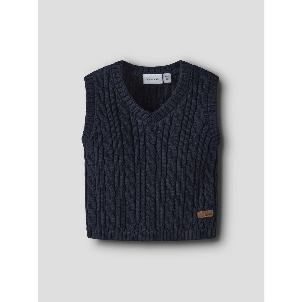 Køb Name It Navy Blazer Nbmroman Knit Slipover