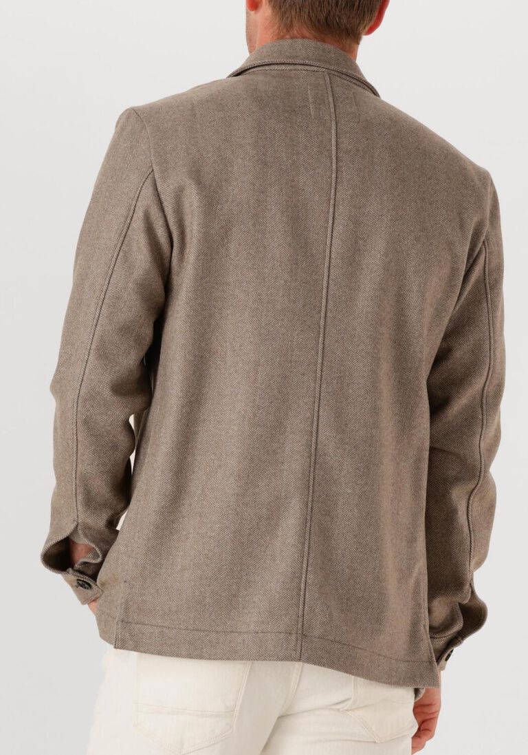beige profuomo overshirt overshirt hb small