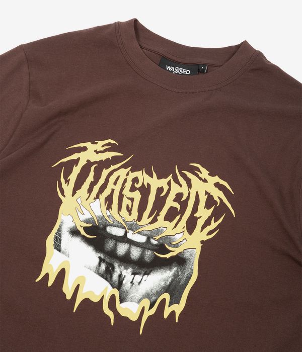 Wasted Paris Roll T-Shirt (slate brown)